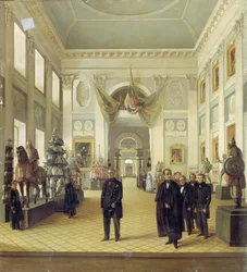 Interior de la Cámara de Armería en el Kremlin, 1844